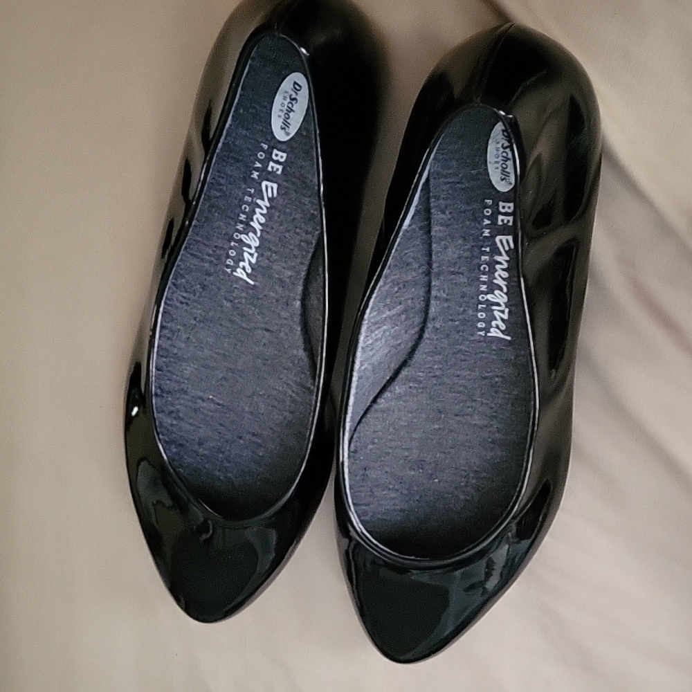 Nwt patent leather dr Scholls ballet flats size 11